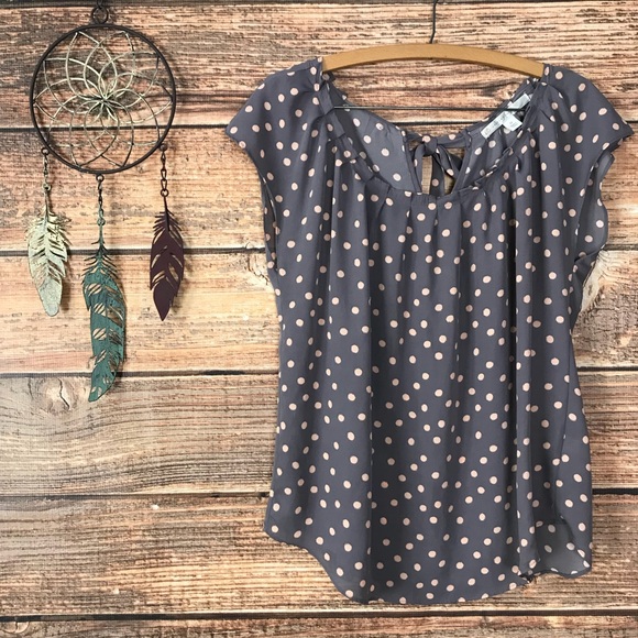 LC Lauren Conrad Tops - Lauren Conrad Polka Dot Top